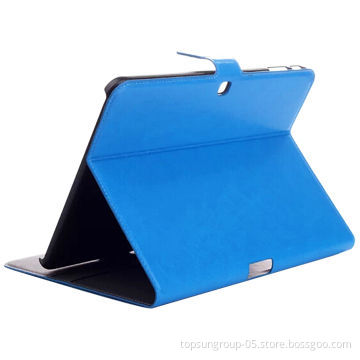 PU Leather Case, Crazy Horse Pattern, for Samsung Tab 4, with Card Slots and Wallet